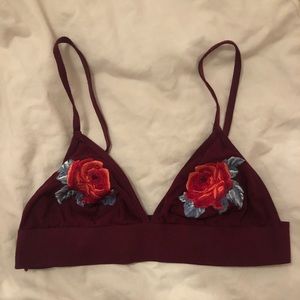 PINK Victoria's Secret Intimates & Sleepwear - bralette with roses from pink PINK Victoria's Secret Intimates & Sleepwear - bralette with roses from pink